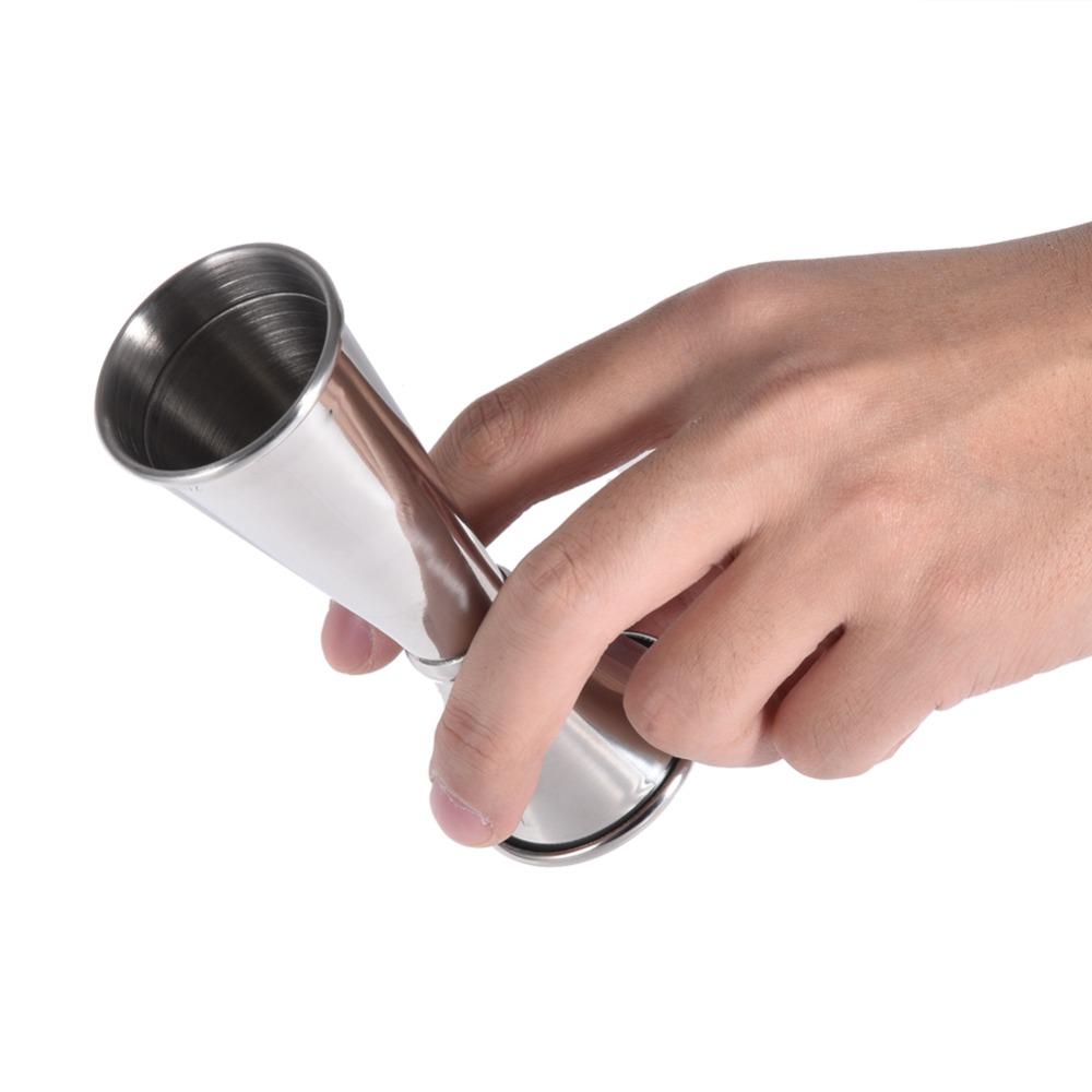 2pcs 304 Stainless Steel Double Jigger 1oz/2oz Bartending Tool Premium Cocktail Shaker Bar