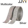 1 Roll Shining Rhinestone Sticker Self Adhesive Diamond Sticker DIY Decorative Stickers 4 8 10 14 Rows for Crafts Scrapbooking