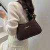 New Commuting Solid Color Armpit Bag Crossbody Bag Simple and Fashionable Shoulder Bag Temperament Women's Handbag
