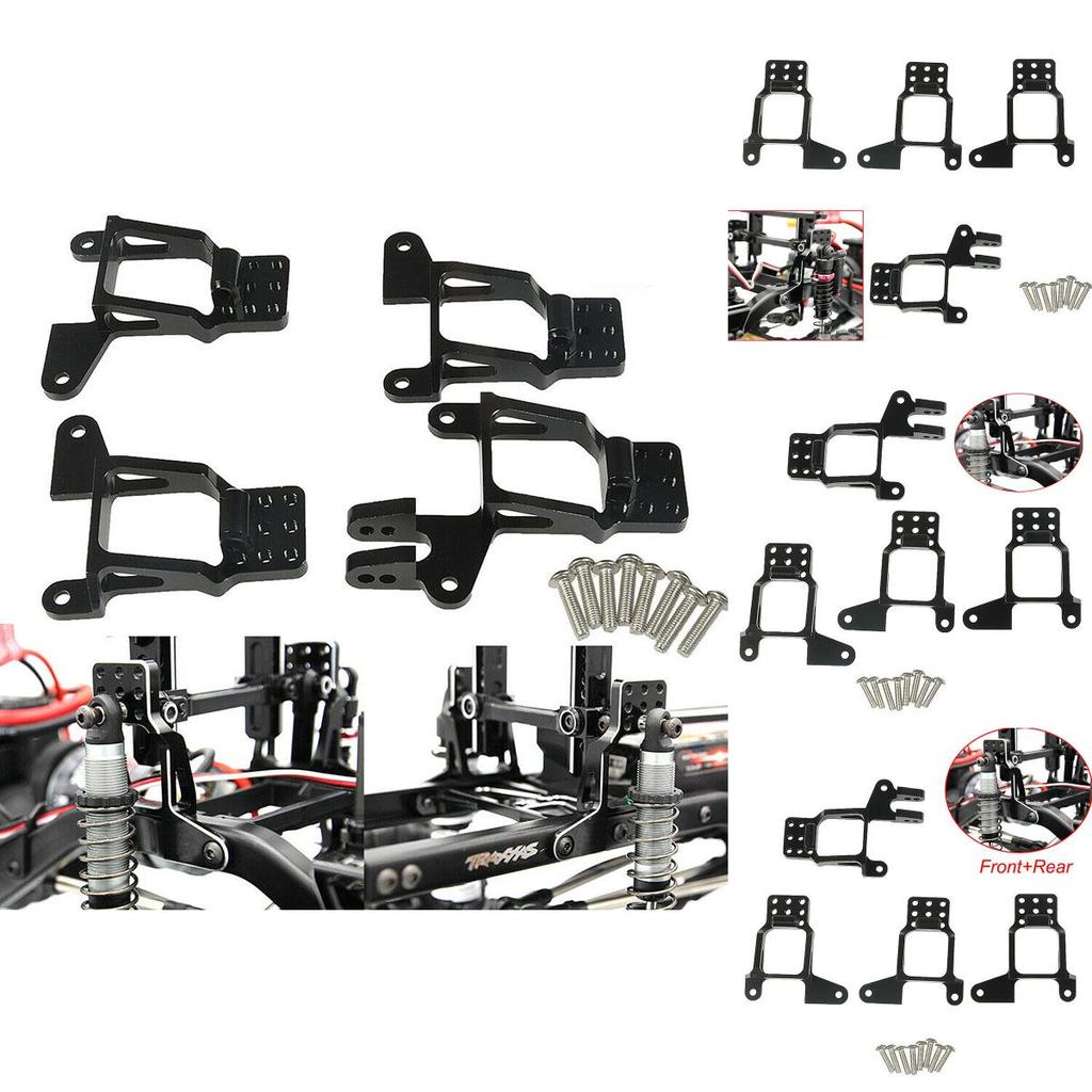 Premium Aluminum Front And Rear Shock Tower Hoops For Traxxas Trx-4 1/10 Rc Crawler Toy
