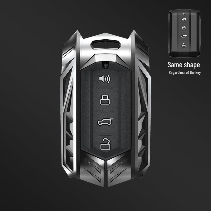 

21 Корпус ключа бака: Чехол для ключа автомобиля Signal-Friendly Tank 300 из силикона и цинкового сплава OPP Bag Simple Packaging