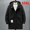 Parkas de Talla Grande para Hombre Invierno Chaqueta Gruesa Abrigo Moda Casual Parka Verde Hombre Chaquetas Negras Talla Grande