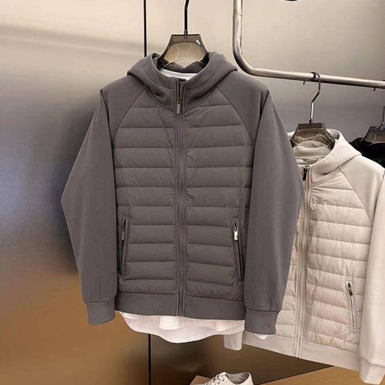 

2024 Унисекс Весна/Осень Легкий хлопковый кардиган с капюшоном: Стильный, повседневный и простой XL серый