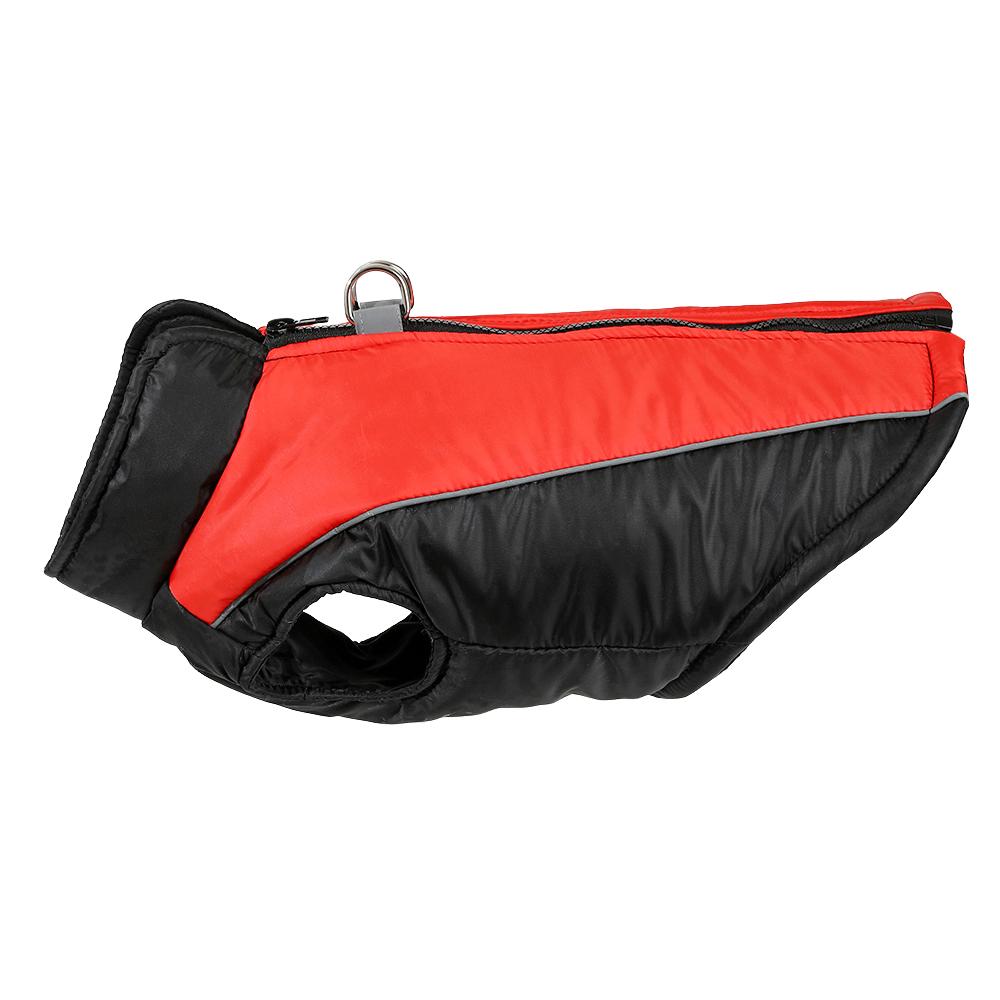Reflective Dog Clothes For Small Medium Dogs Cats Winter Warm Windproof Vest Coat With D-Ring Yorkies Pug Overalls Pet Outfits