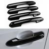 For Toyota Rav4 Rav 4 2019-2014 Car Carbon Style Black Exterior Door Handle Moulding Cover Trim Accessories Vehicle Decoration