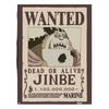 One Piece Poster incorniciato Jinbei desiderato