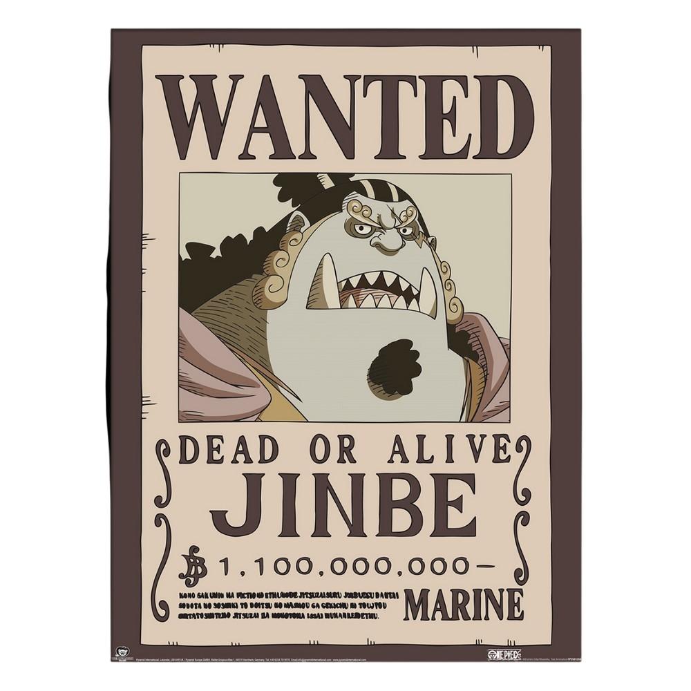 One Piece Poster incorniciato Jinbei desiderato