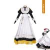 Playing Death Game To Put Food On The Table Cosplay Costume Red Girl Maid Dress For Anime Role Play