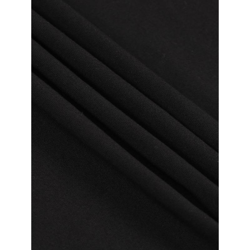 Herren Orange Amplification Grafik Oversize T-Shirt Schwarz Entspannte Passform Rundhalsausschnitt Kurzarm T-Shirt Maschinenwaschbar Lässiger Sportlicher Stil Atmungsaktiv