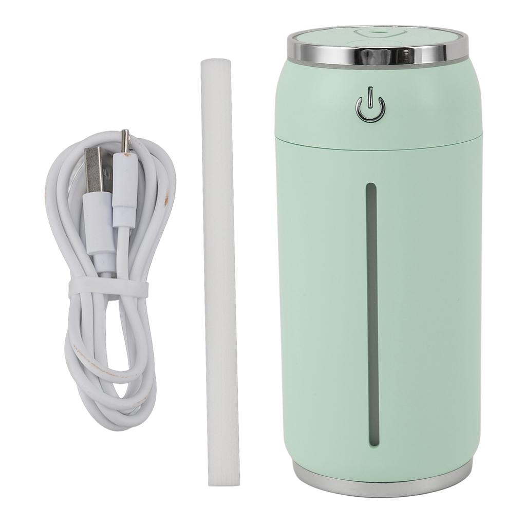 Mini Humidifier Compact Portable USB 7 Colors Light for Office Desk Bedroom Car Air Green