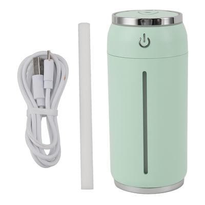 Mini Humidifier Compact Portable USB 7 Colors Light for Office Desk Bedroom Car Air Green