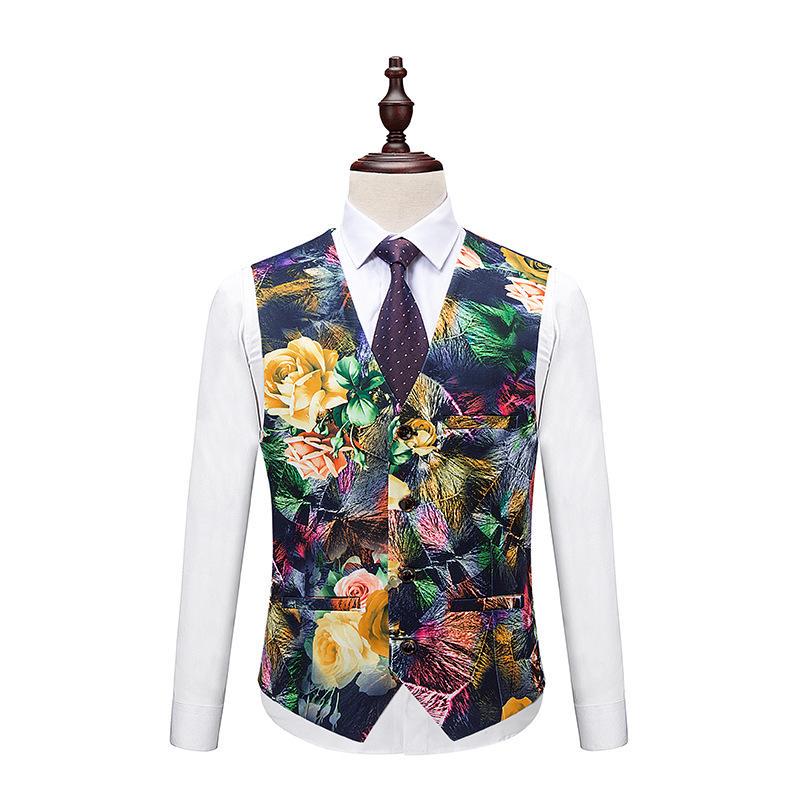 Hanayome Mens New 3 Pieces Purple Vest Blazer Tuxedo Suits /& Pants Set U126