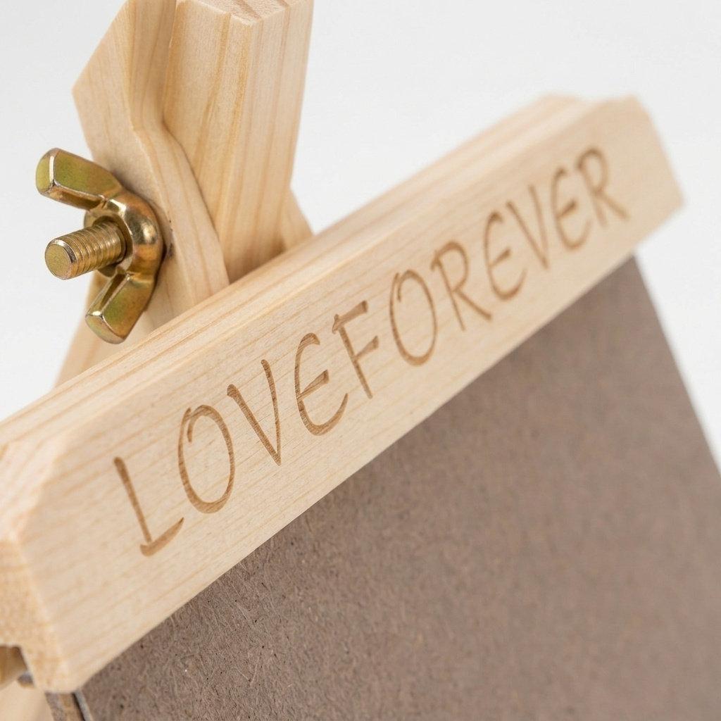 Creative Wooden Photo Frame Horizontal Moisture Scratch Resistant Picture Frame for 15x10cm Photos Home Office Decor