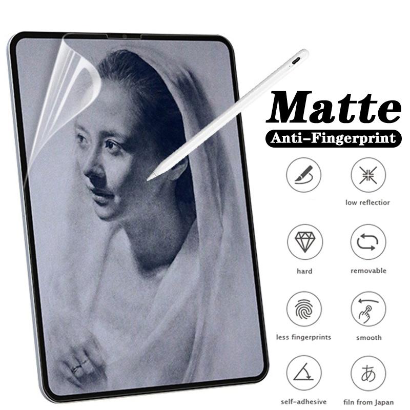 Matte Soft Film For iPad 10th Generation Air 5 4 10.9 Pro 11 12.9 2022 Screen Protector ipad Mini 6 5 7th 8th 9th 10.2 Paperfeel