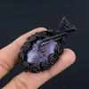Purpurite Jewelry, 999 Copper Wire Wrapped Pendant Handmade Gemstone Jewelry, Gifts For Wife Brand New Pendant