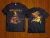 Vintage Sepultura Arise Nové Černé Tričko Dotisk Tričko Krátký Rukáv Unisex Léto Pánské Tričko Černé Kulatý Výstřih Bavlněné Tričko