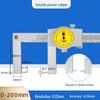 Guilin Guanglu Flat & Cylindrical Jaw Groove Caliper (150/200/300mm)