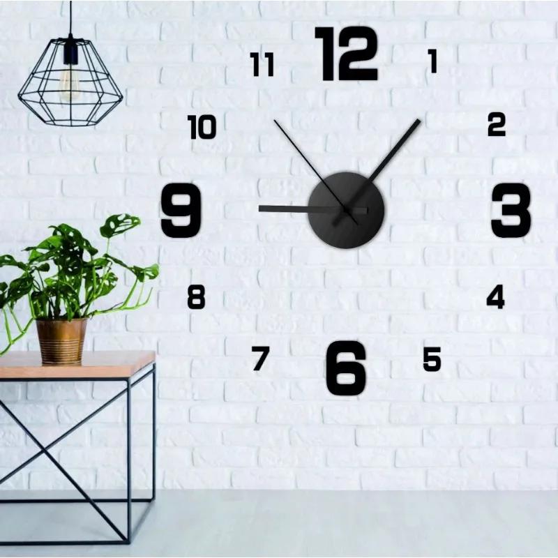 Led Wall Clock Living Room Frameless Elegant Decoration for Bedroom DIY Home Decorations Garden Clocks Creativity Digital Decor
