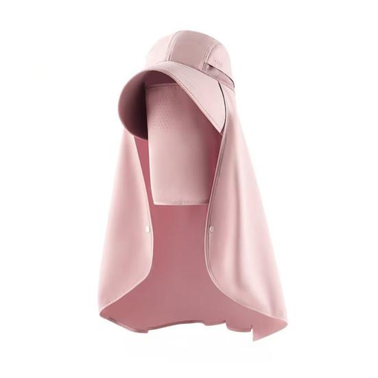 Sun Hat for Women Wide Brim Shawl with Neck Flap And Ponytail Hole Outdoor UV Protection Beach Hat for Fishing Hiking