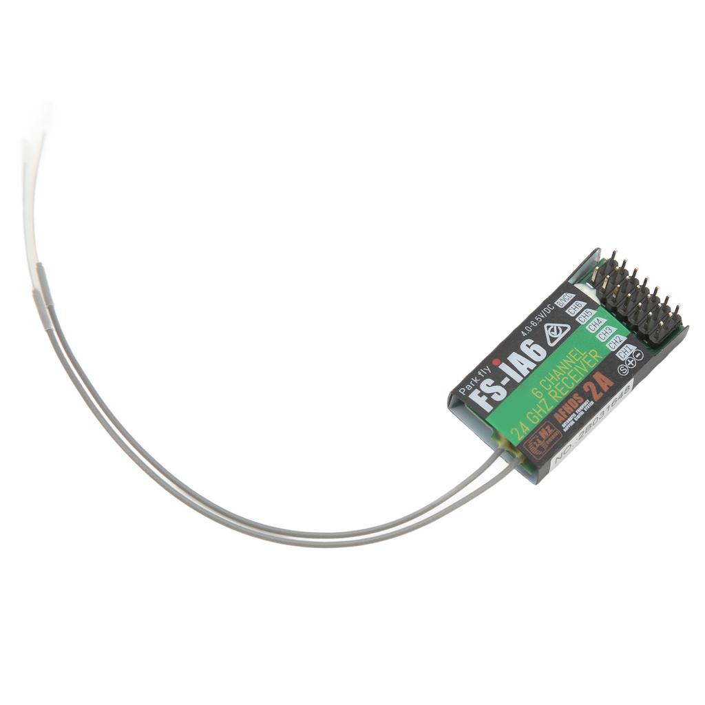 FS IA6 RC Receiver 2.4GHz 6 Channels with Dual Antenna RC Radio System Part for GT2E GT2F GT2G Transmitters