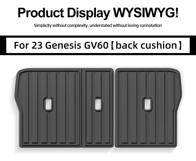 2023 Genesis GV60 Trunk Mat & Seat Back Cushion