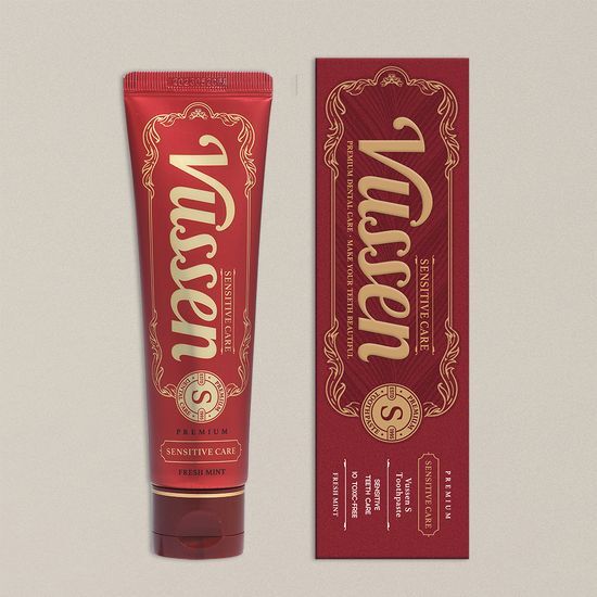 VUSSENS Senile Care Toothpaste Fresh Mint Flavor 120g