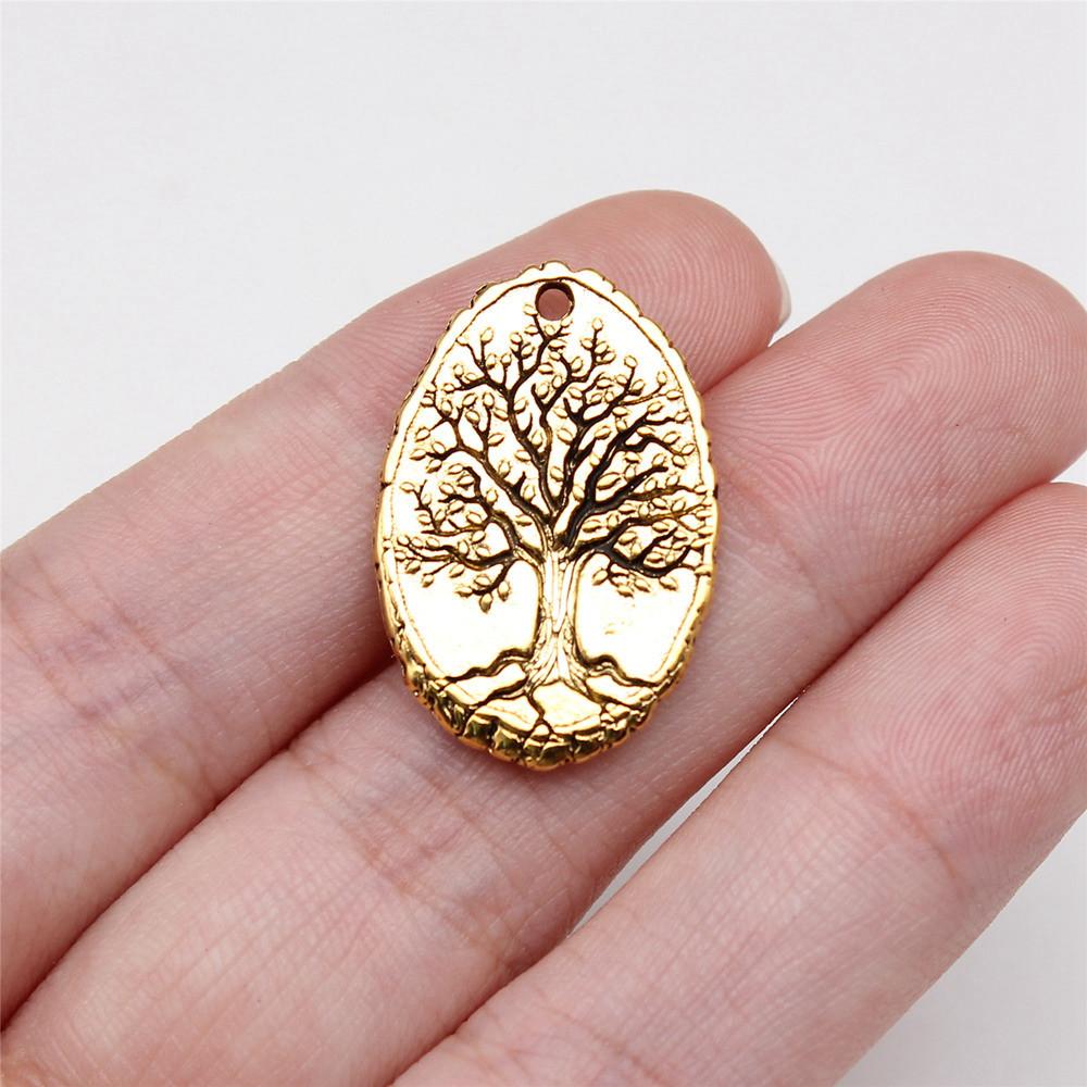 Charms Big Tree Of Life Pendants Wedding Jewelry Findings QC017