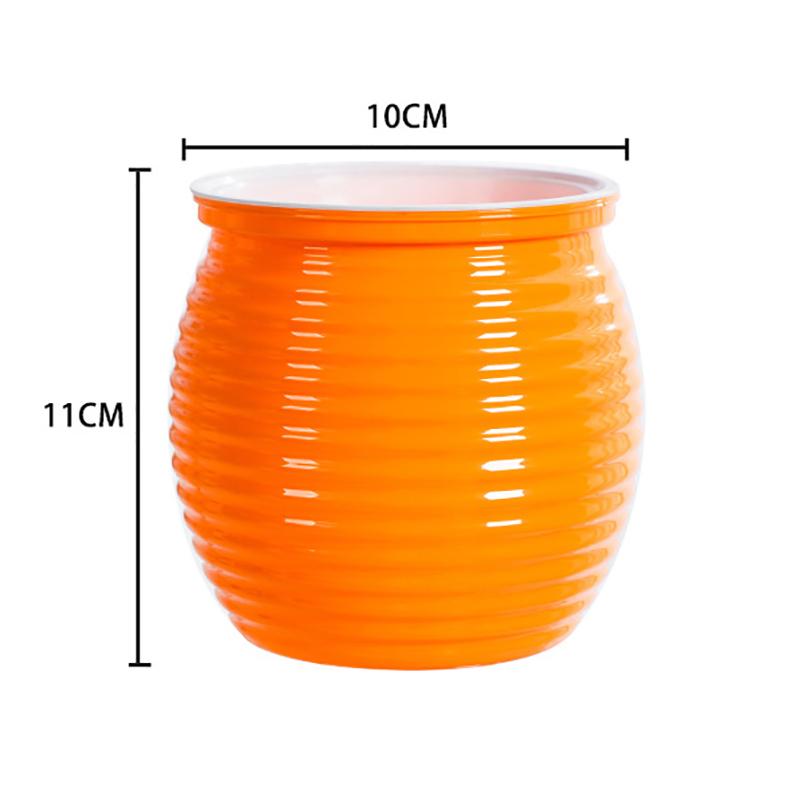 Self-Watering Planter Pot with Transparent Spiral Design for Orchids & Pothos Lazy Desktop Hydroponic Flowerpot