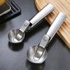 Professional Ice Cream Scooper With Release Button Heavy Duty Stainless Steel Construction Dishwasher Safe Kitchen Tool