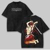 Japanese Hot Anime FAIRY TAIL Washed Tshirt Personality Clothes Oversized Unisex Year Round Couples High Quality Hot Product
