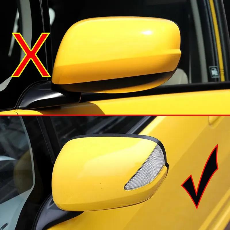 For Honda FIT JAZZ 2009-2013 Car Replacement Rearview Side Mirror Cover Wing Cap Exterior Rear View Door Case Trim Shell Housing