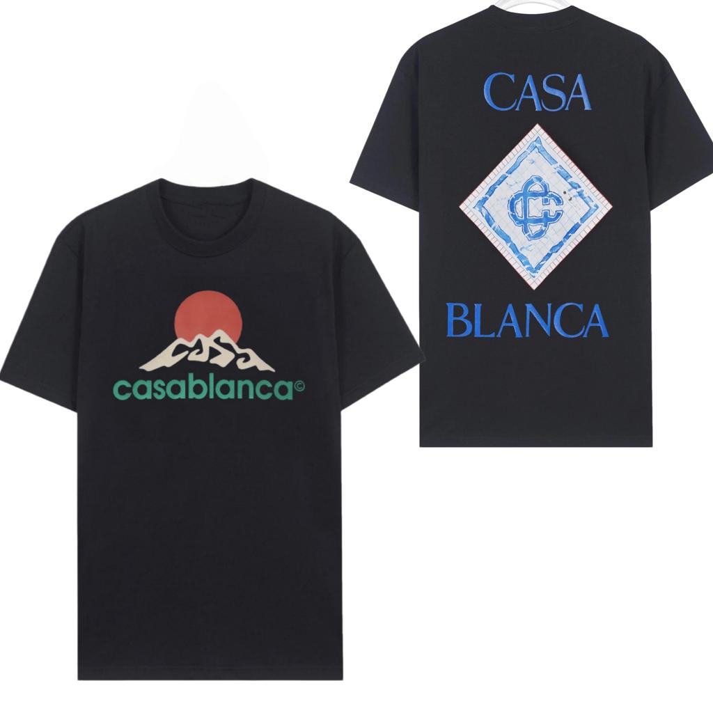 CA SA Loose Oversized New Printed Tshirt 2026 Summer New Unisex Unisex Pure Cotton Oversized Y2K High Quality Brand Street Tshirt
