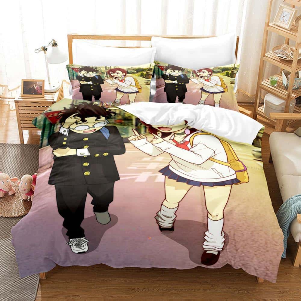 Dandadan Takakura Ken Pościel Pojedyncza Twin Pełna Queen King Rozmiar Zestaw Pościeli Sypialnia Dorosłego Dziecka Poszewka na Kołdrę Zestawy Anime Prześcieradło