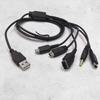 1PC Cable Fast Charging Cable 5 In 1 USB Game Charger Cord Wire For New 3DS XL NDS Lite NDSI LL WI I U GBA PSP