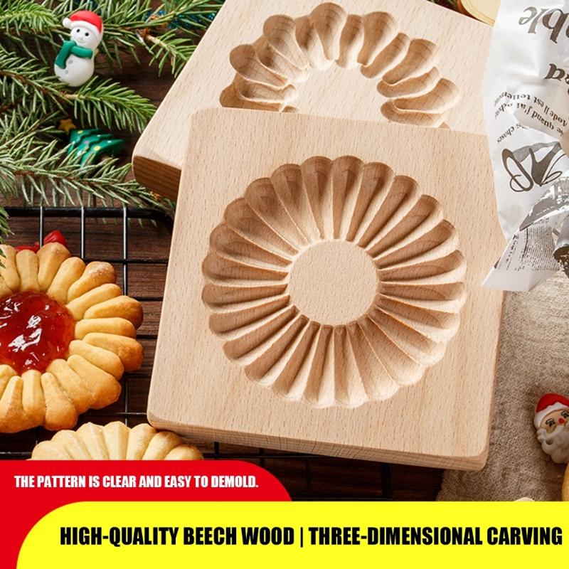 Premium Beechwood Cookie Molds For Healthy Baking With Smooth Finishes And Easy Releases Perfect For Family Kitchen
