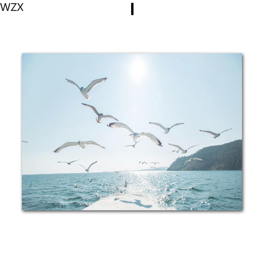 Morze Egejskie Santorini Plaża Muszla Kwiat Sztuka Ścienna Płótno Malowanie I Wydruki Obrazy Ścienne Do Wystroju Salonu Plakaty Nordyckie