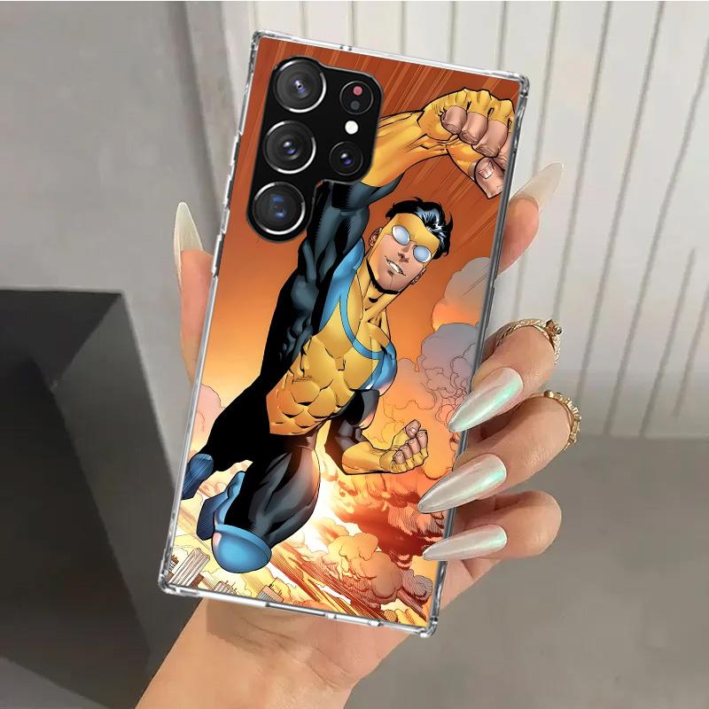 Cool I-Invincible Phone Case for Samsung Galaxy S26 S24 S23 Ultra S25 Edge S22 S21 Plus S20 FE + Soft Print Shell Funda Galaxy S