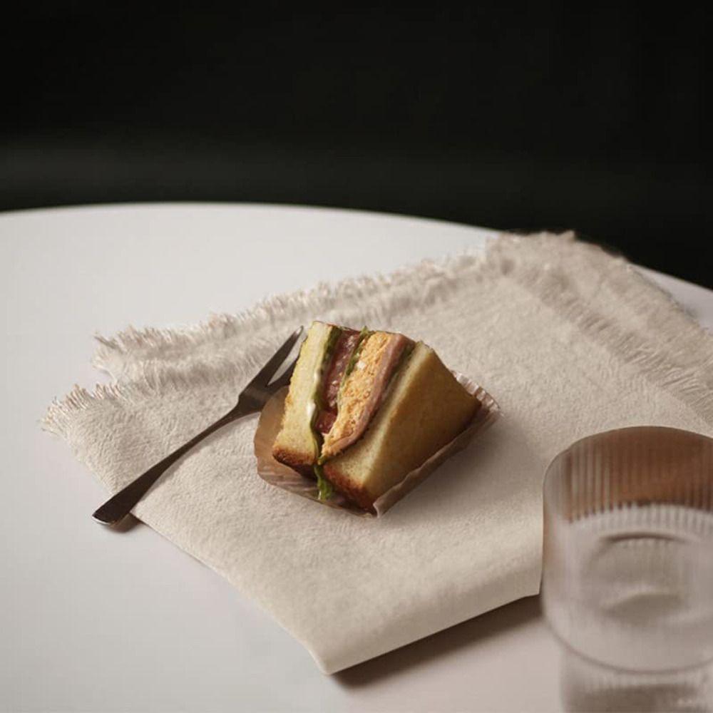 Reusable Cotton Napkin Table Decoration Placemats Party Supply Linen Napkin Hotel