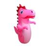 Yellow Inflatable PVC Dinosaur Toy - Kids' Large Cartoon Bop Bag for Fitness and Boxing