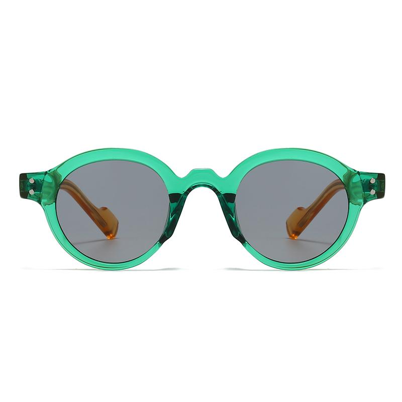 European and American Cross-Border Trendy Street Style Retro Artistic Acrylic Insert Sunglasses Modern Charm Ins Sunglasses 28066
