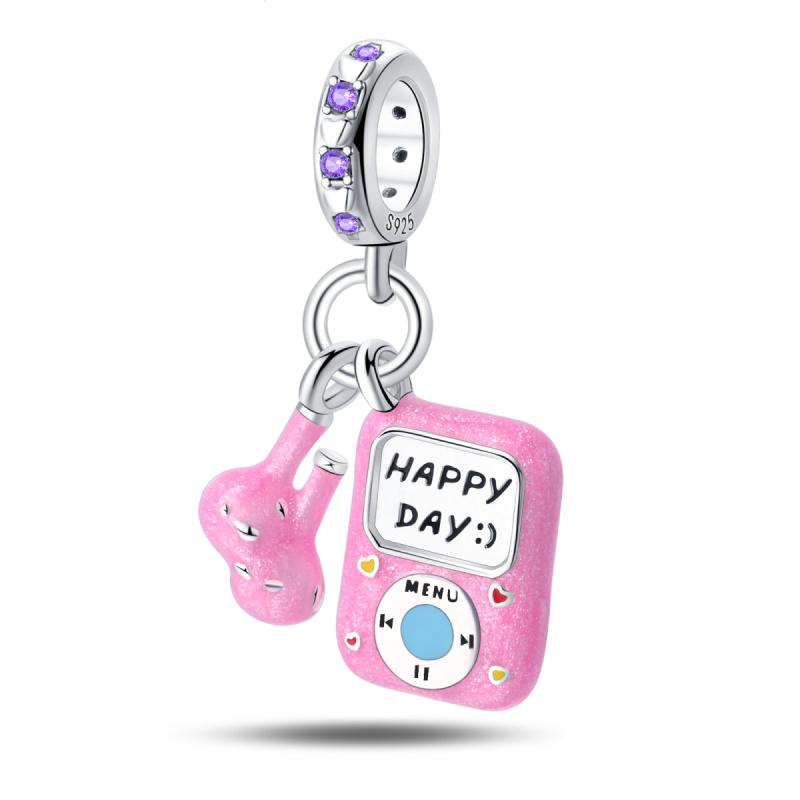 New Copper Moon Cat Claw Animal Pendant Beads For Brand Original Bracelet Diy Fashion Exquisite Pendant Jewelry Gift