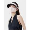 Women Summer Outdoor Full Face UV Sun Protection Mask with Hat Brim Visor Breathable Ice Silk Cooling Cycling Facekini