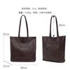 Leather women's bag women's commuter shoulder bag new versatile large-capacity tote bag bucket bag