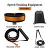 Kit de Treino de Velocidade Sobrecarga Corrida Resistência Liberação Arnês Fitness Velocidade Agilidade Força