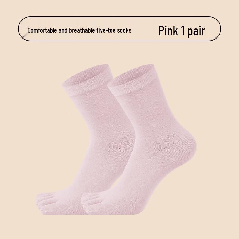 

LangSha Women s Five-Finger Odor-Resistant Cotton Socks