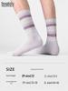 NUCKILY Anti-slip Compression Cycling & Running Socks, Unisex Mid-calf for All Seasons