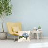 Stylishs Flower Cushions Cover Hydrangea Throw Pillow Cover Linen Material
