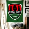 cork city FC Wall Tapestry Aesthetic Wall Hanging Printed Fabric Blanket Decorative Tapestries for Bedroom Living Room Home Decor