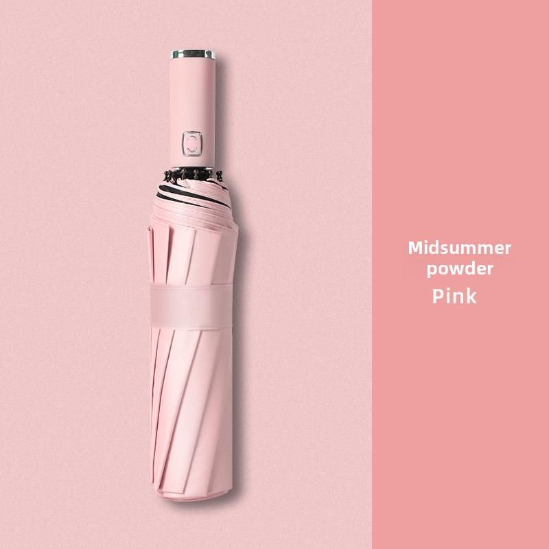 

Большой автоматический обратный зонт в стиле ретро для мужчин и женщин - защита от ультрафиолета в солнечные и дождливые дни