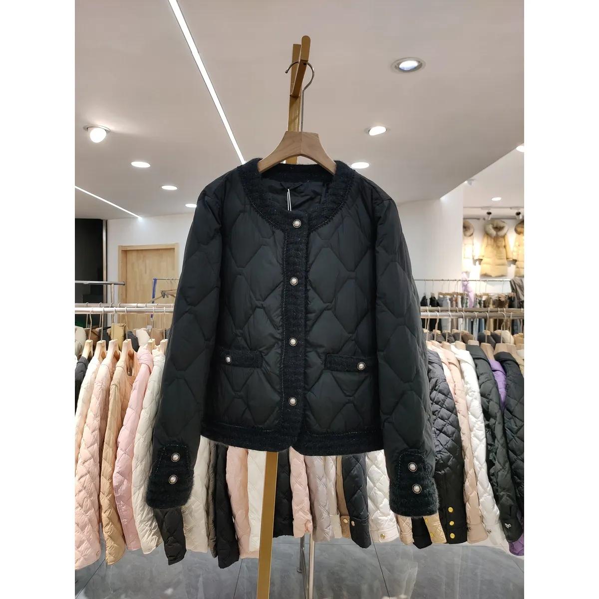 

Женское зимнее однотонное теплое пальто в стиле «темперамент», повседневный удобный топ XXS чёрный